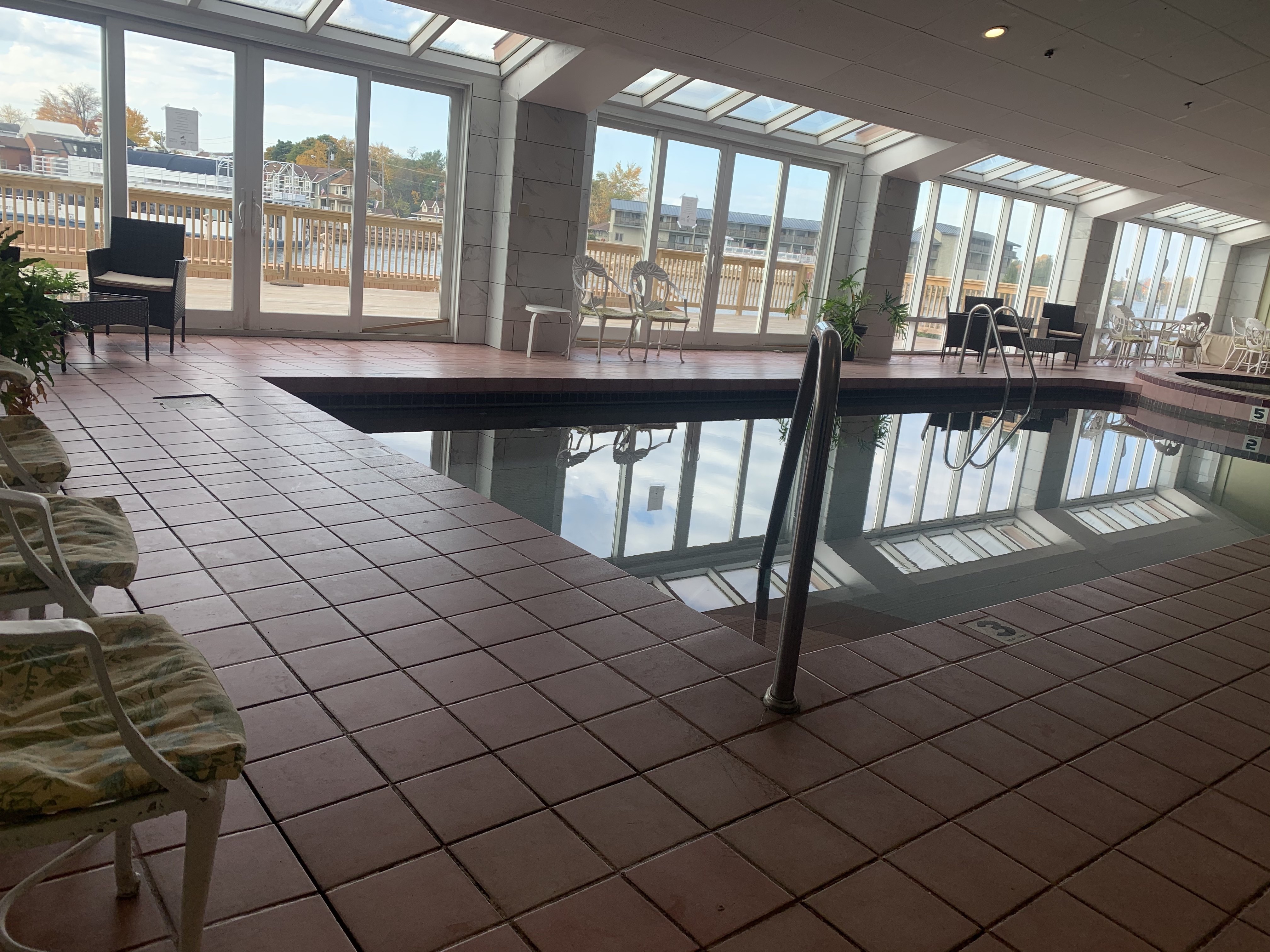 Amenities Indoor Pool and Fitness Room. Come see everything Riveredge Resort has to offer!